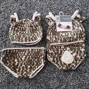 2 Baby deer costume